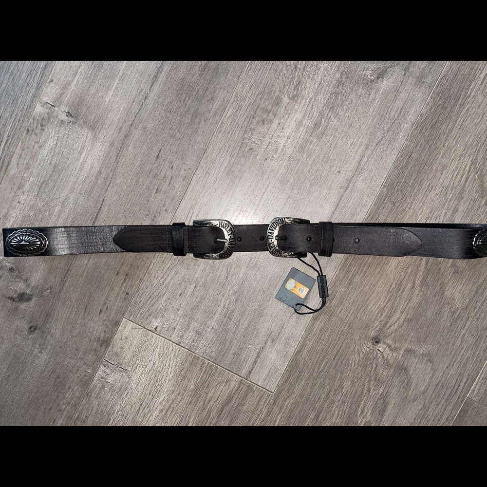 Harley Davidson Genuine Leather Belt. Size 2XL